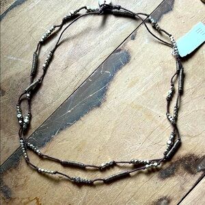 NWT J.JILL vintage 38” knotted Necklace